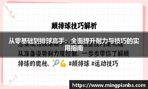 从零基础到排球高手：全面提升耐力与技巧的实用指南
